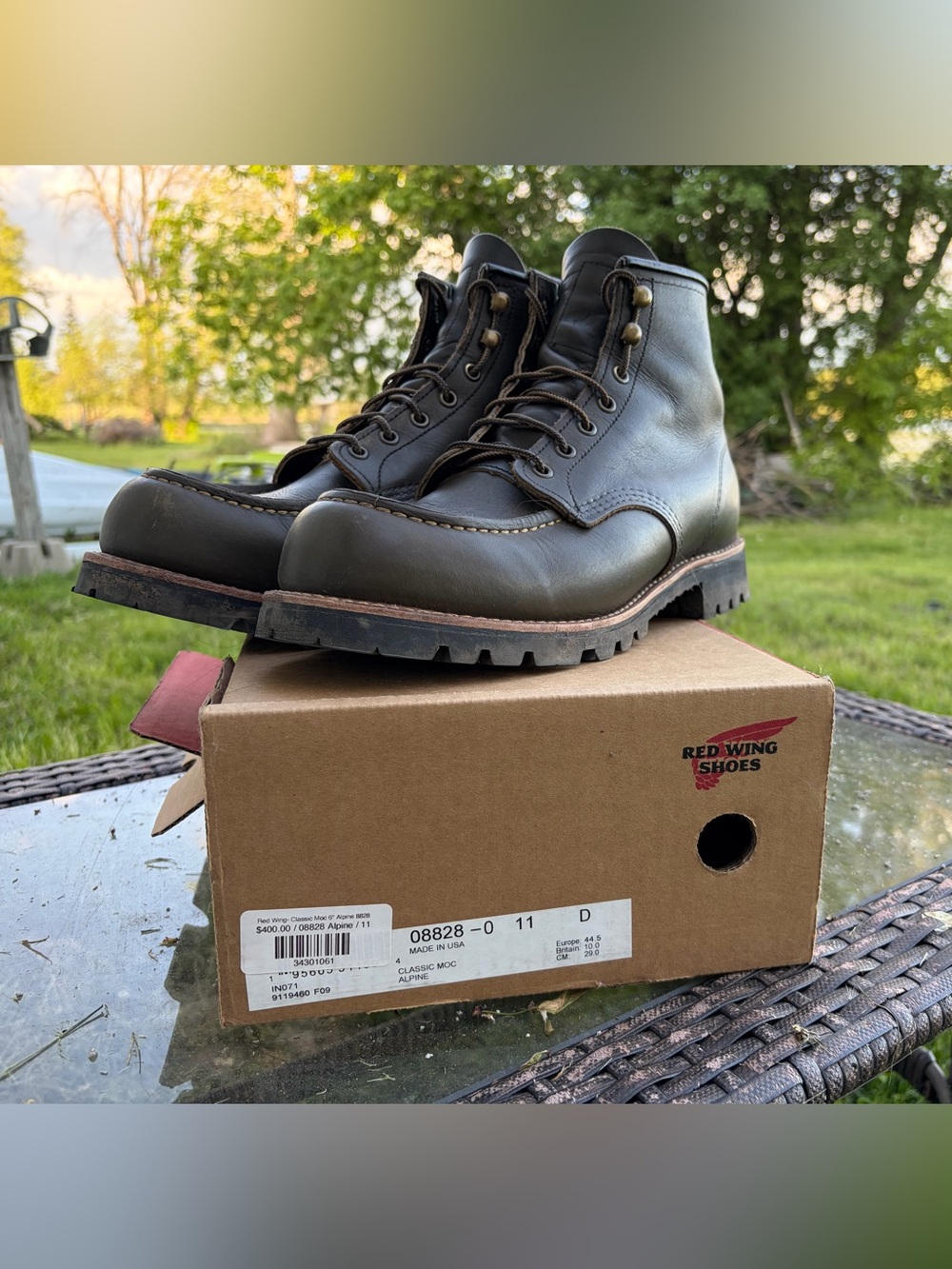 Red Wing Classic Moc 8828 size 11D